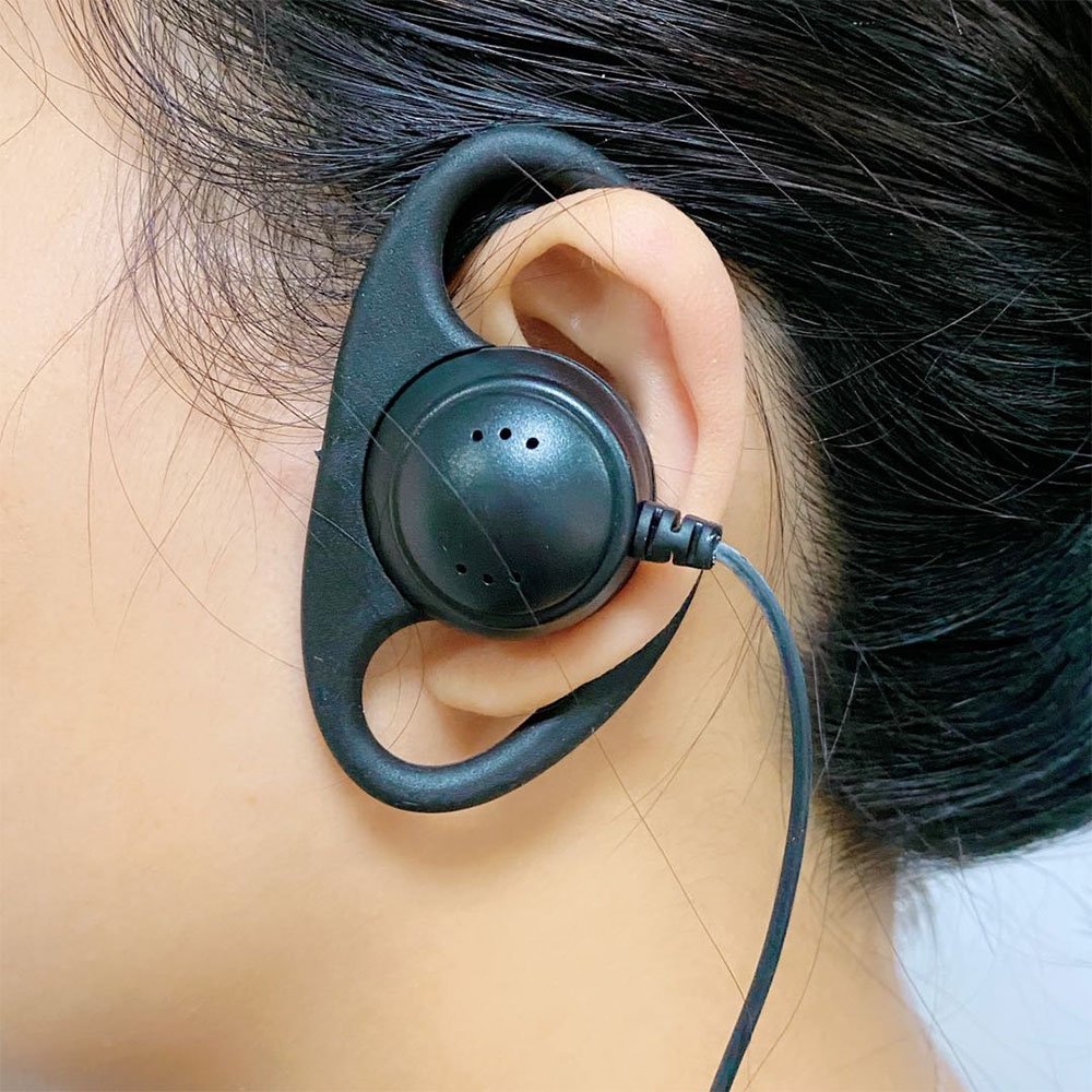 Compatible HDS-16 D-Earset wired headphone with mic Headset for Eads Airbus Cassidian TH1n Two-Way Radio