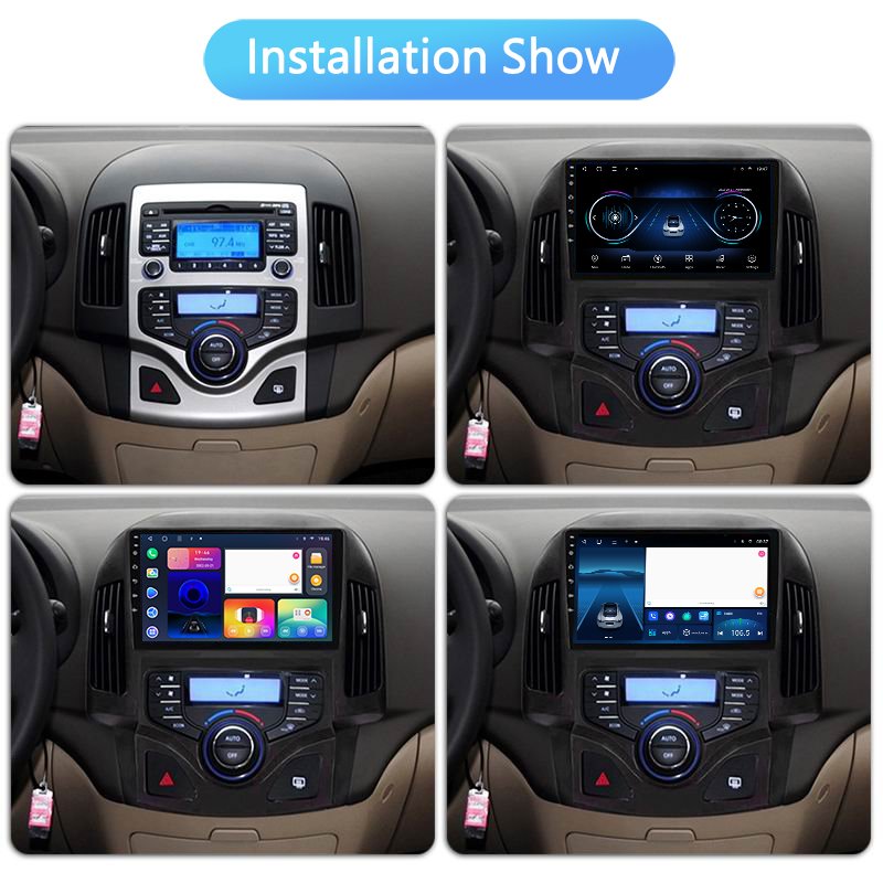 Android 9 inch Touch ScreenCar Video Multimedia Player For Hyundai I30 2007-2012 GPS Navigation