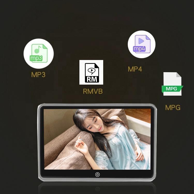 LCD headrest pc tablet MP5 for w205 f10 G30 W222 LC200 prado headrest monitor tv touch screen head up car radio player