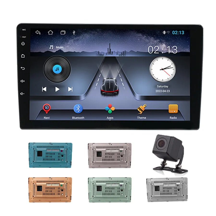 Car radio Android 1din 2DIN Multimedia Player Gps DVD Bluetooth WiFi Universal Video 7 inch 9 inch 10inch screens for cars