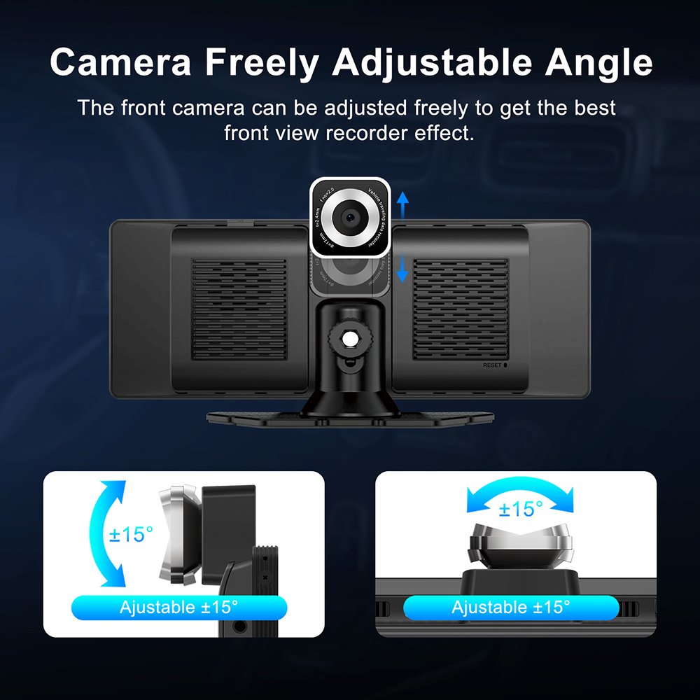 10.26inch IPS HD Portable Monitor Wireless Carplay Screen Wireless Android auto Car Display Universal Multimedia car Stereo