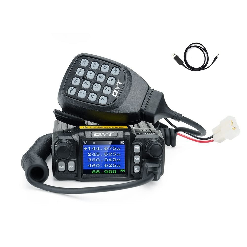 Mobile Radio QYT KT-7900D,Motorola Digital Long Range Mobile Vehicle radio Dual Band 25W hot sell Car Radio QYT KT-7900D