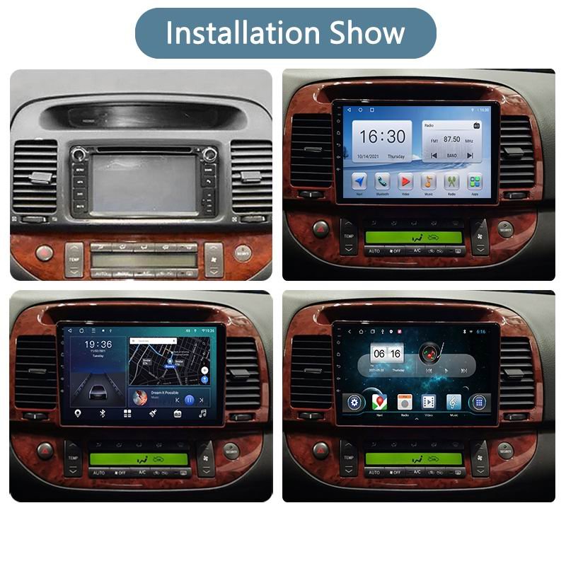Car dvd player For Toyota Camry 2002 2003 2004 2005 2006 with Android Auto radio WIFI BT AM FM Head Unit