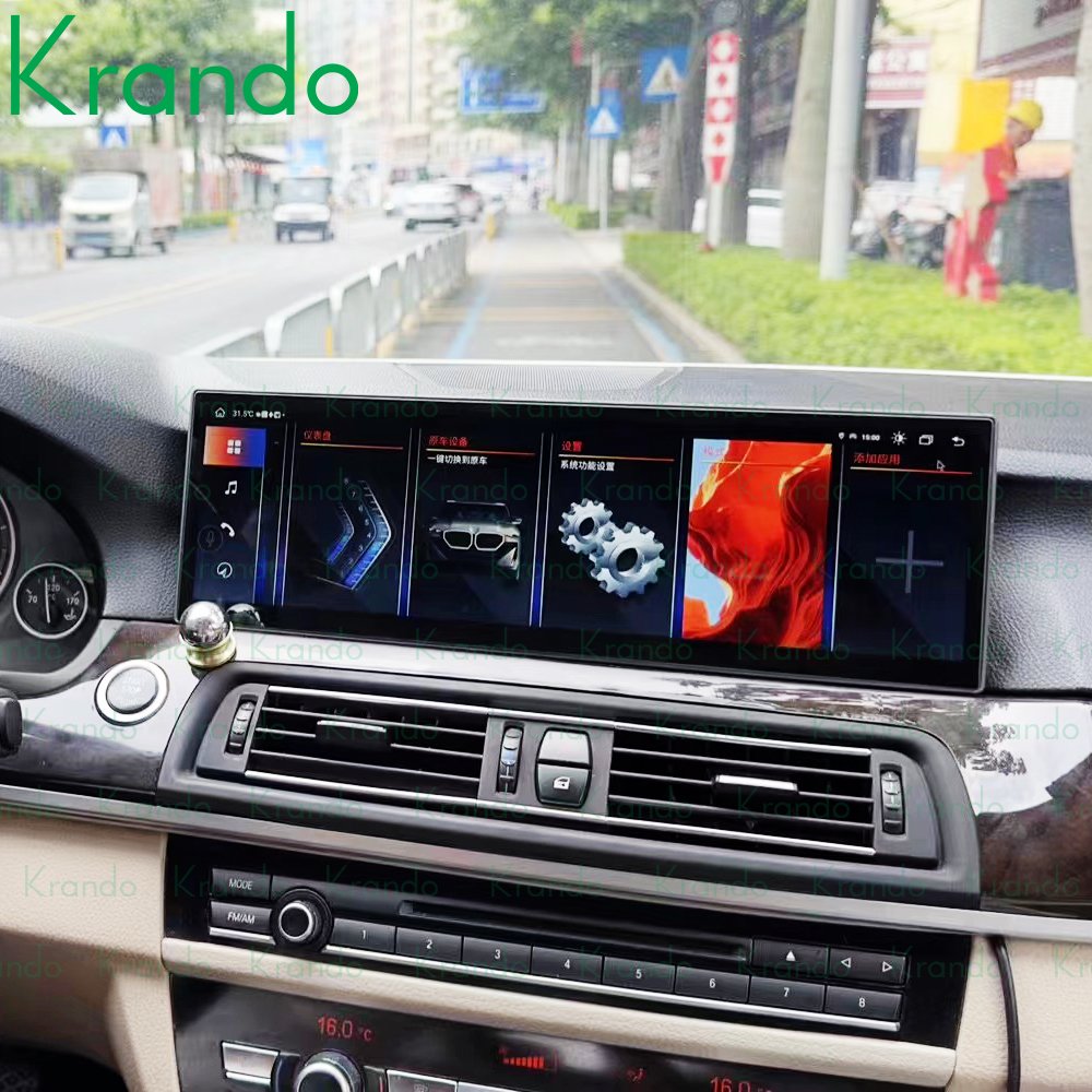 Krando car dvd radio Android 14.9'' 64G Car Navi Radio For BMW 5 Series F10 F11 2011~2017 CIC NBT g30G38 EVO car multimedia GPS