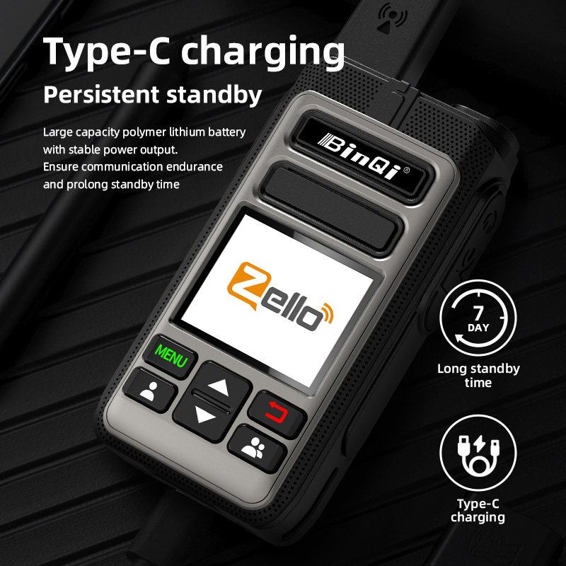 Walkie Talkie 5g Public Network National Mini Handheld Phone 5000 Kilometres Plug-in Two Way Radio for zello