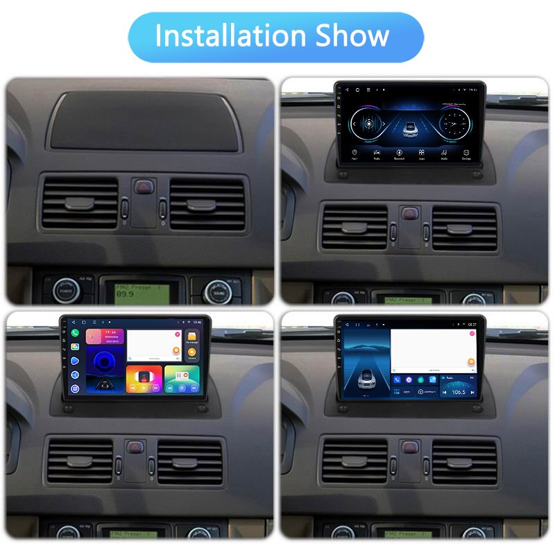 9 Inch 2 Din For Volvo Xc90 2004 - 2014 Frame Android Auto Carplay Multimedia Radio Video Car Dvd Player