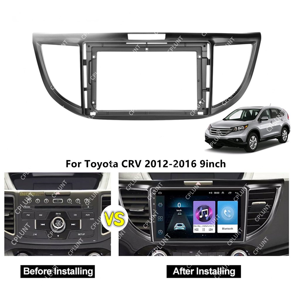 Car DVD Player Frame For HONDA CRV 2012-2016 9INCH Touch screen Android radio Farme stereo