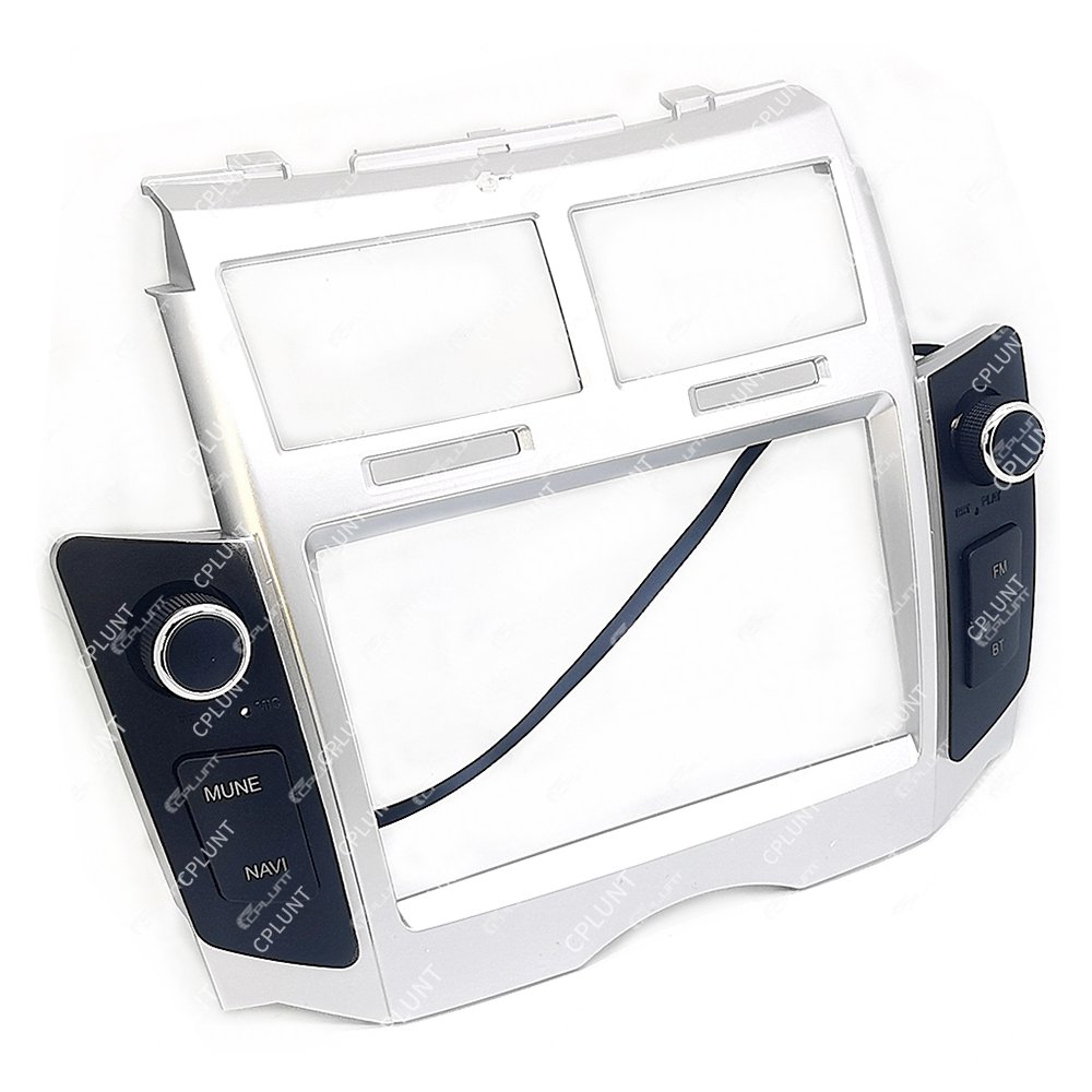 Car DVD Player Frame For TOYOTA YARIS 2006-2011 7INCH BLACK Android radio Farme stereo