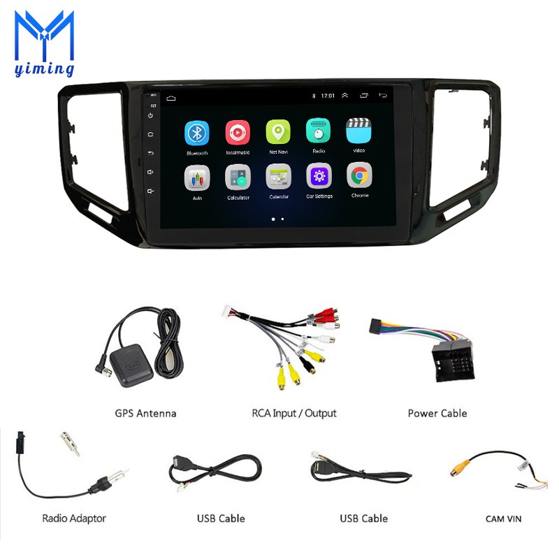 For 2017-2018 VW Volkswagen Teramont Android 10.0 Car Multimedia DVD Player 2.5D Touch Screen Radio GPS Navigation System