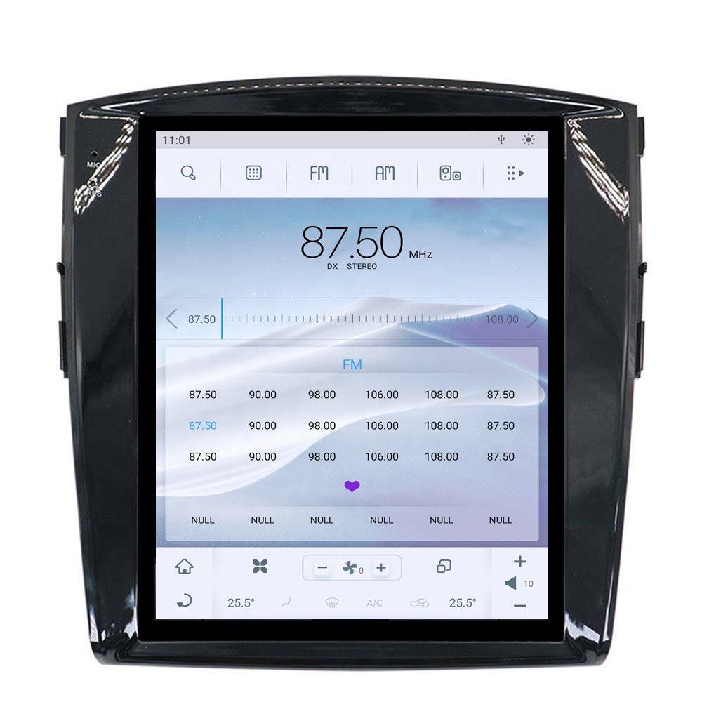 Tesla style Android 11 Car radio for Mitsubishi Pajero V93 V97 2007-2020 Car Multimedia Player Wireless Carplay 4G