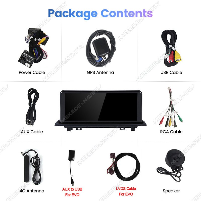 MEKEDE Navigation Car DVD Multimedia Player Auto Radio audio for BMW X1 F48 NBT EVO