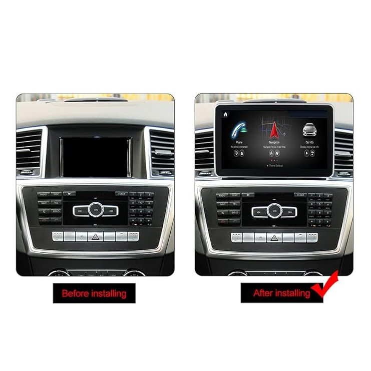 Android13 9" Car DVD Radio Multimedia Player GPS Navigation for Mercedes Benz ML GL Class W166 X166 2013-2015 NTG4.5 head unit