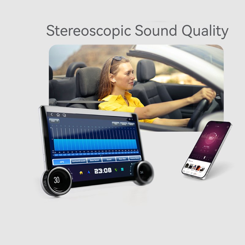 Barfond Android navigation Car DVD Player Car Audio system 11.5inch 2K screen DSP RDS Radio GPS Navigation Car Video DVD player