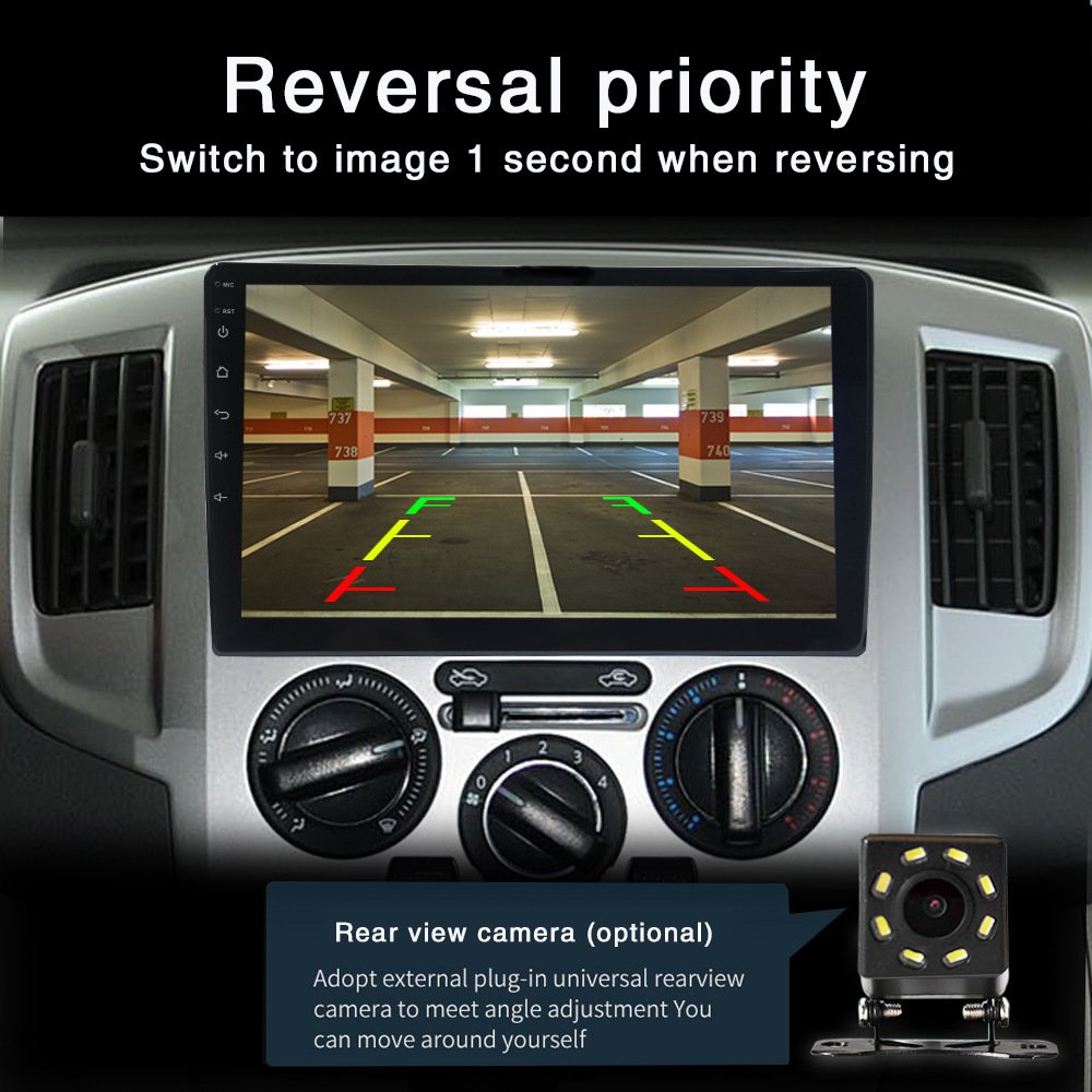 Wireless Carplay Universal 10.1 Inch 1 Din Touch Screen Rotatable Stereo Dvd Player 360 Degree Android 11 Car Rotating Car radio