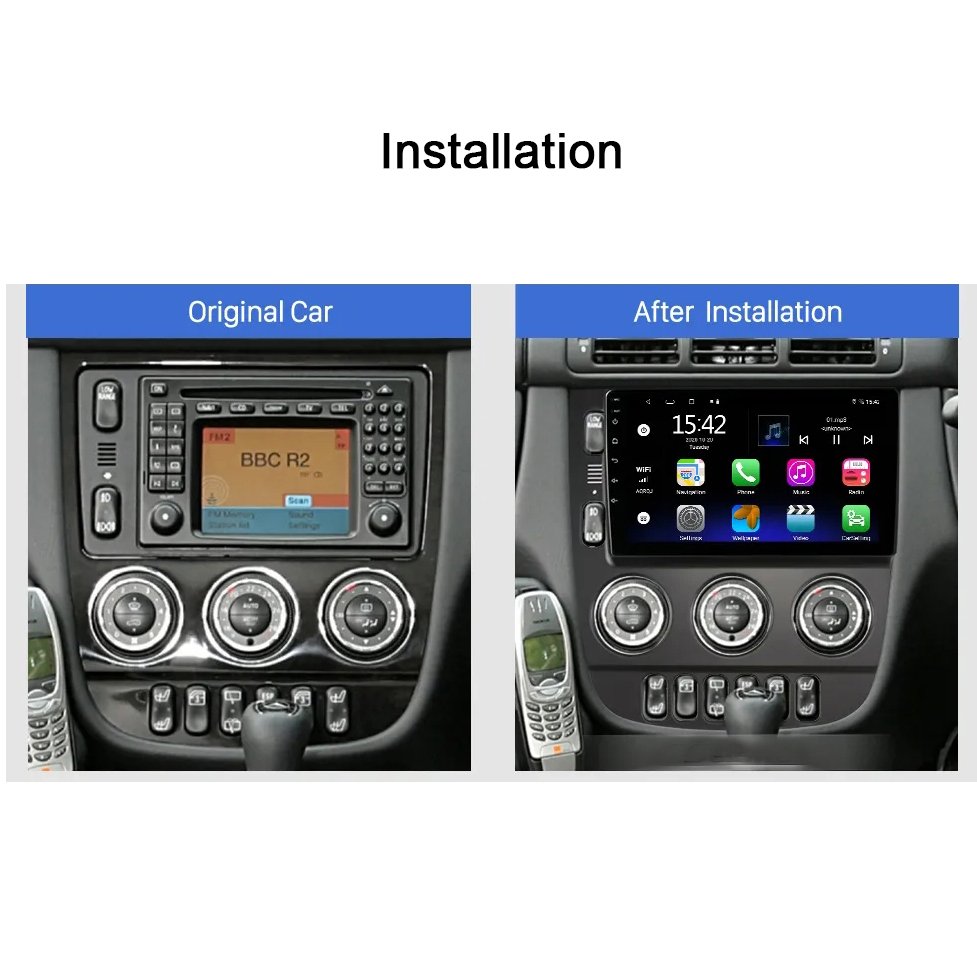 Android Car Multimedia Player for Mercedes Benz ML320 LHD 2003-2005 Car DVD Radio Stereo Video GPS CarPlay Screen