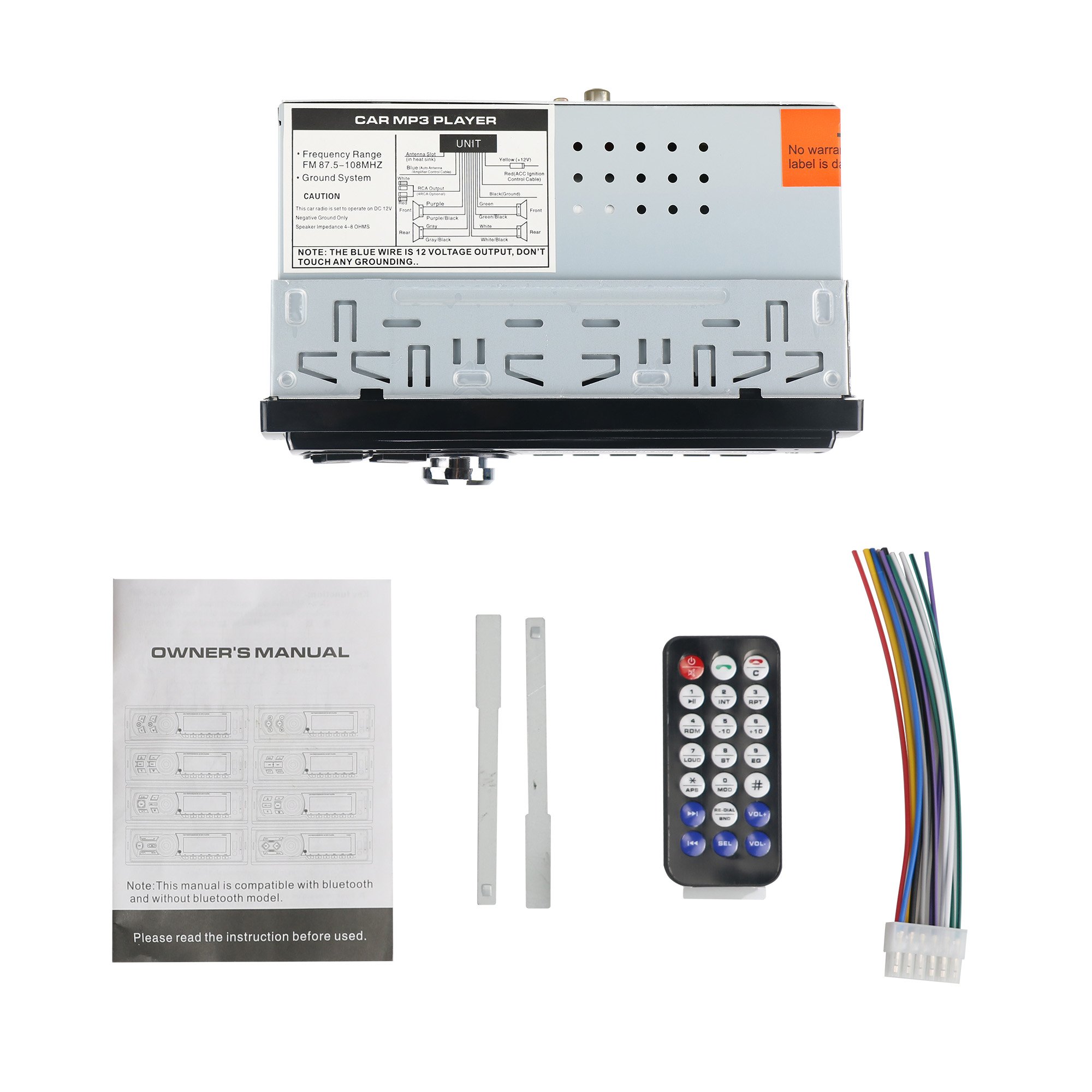 1 Din Fm BT Audio radio Car Mp3 Player