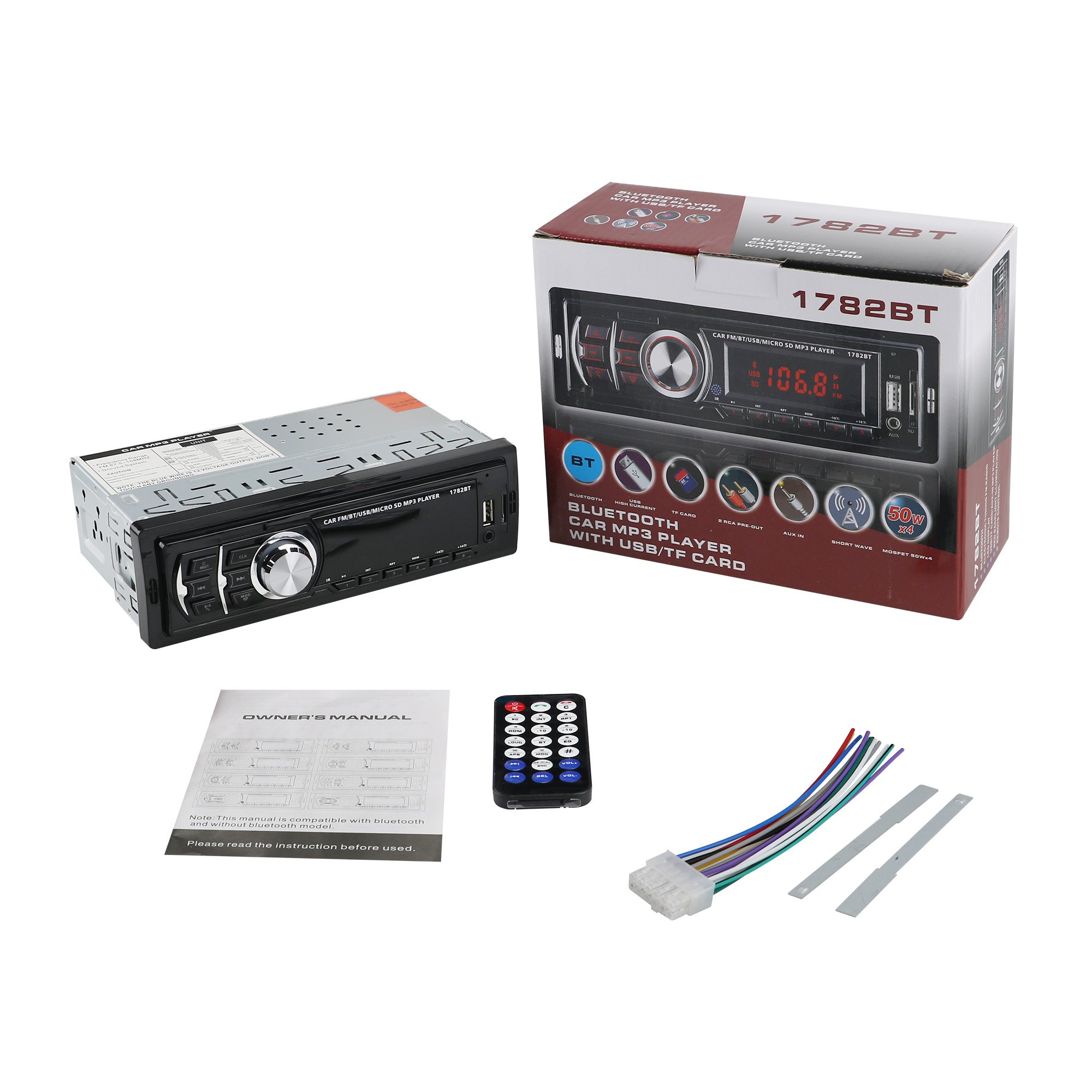 1 Din Fm BT Audio radio Car Mp3 Player