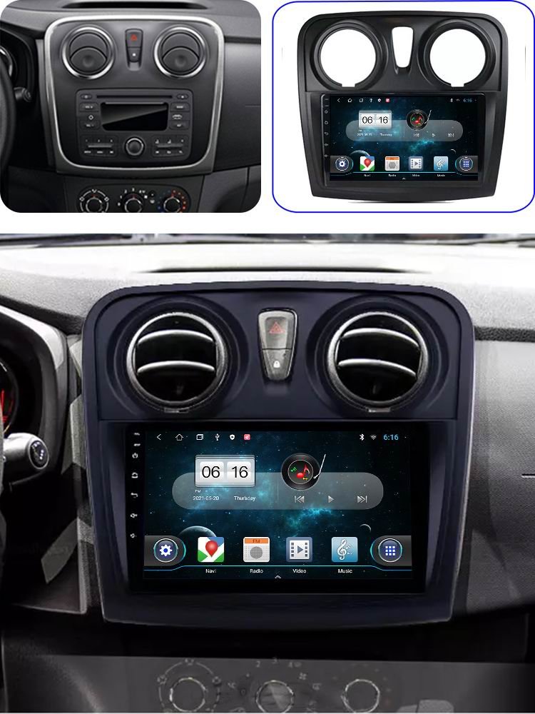 Android Screen 5G WIFI auto radio android For Renault Lodgy Dacia Dokker 2012-2020 Multimedia Player GPS Carplay 4G WiFi DSP