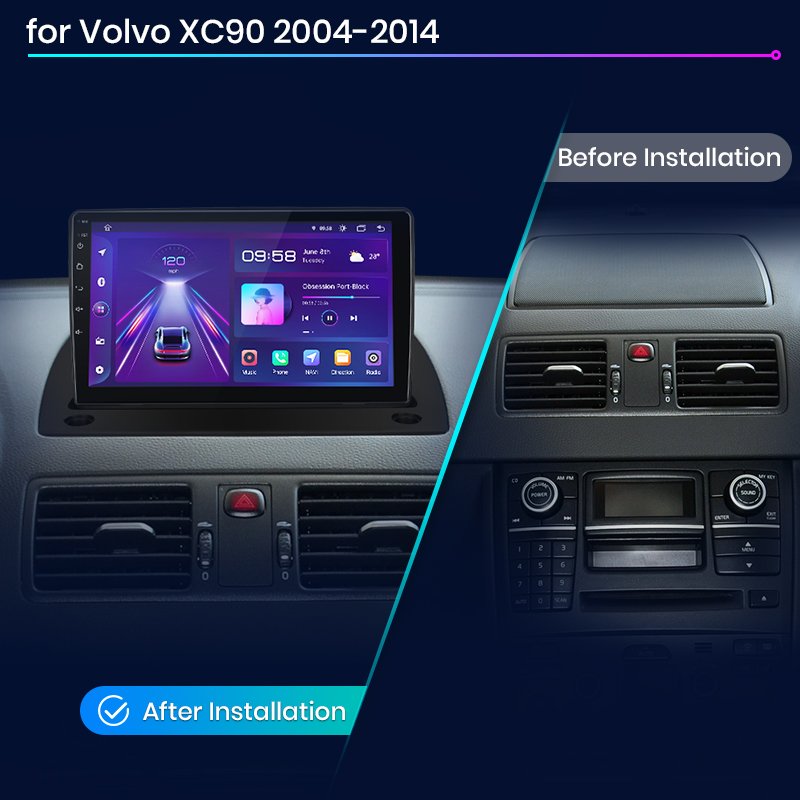 Wholesale Price Junsun Multimedia For Volvo XC90 Android Auto Car Radio For Volvo XC90 2004 2005 2006-2014 Navigation Autoradio