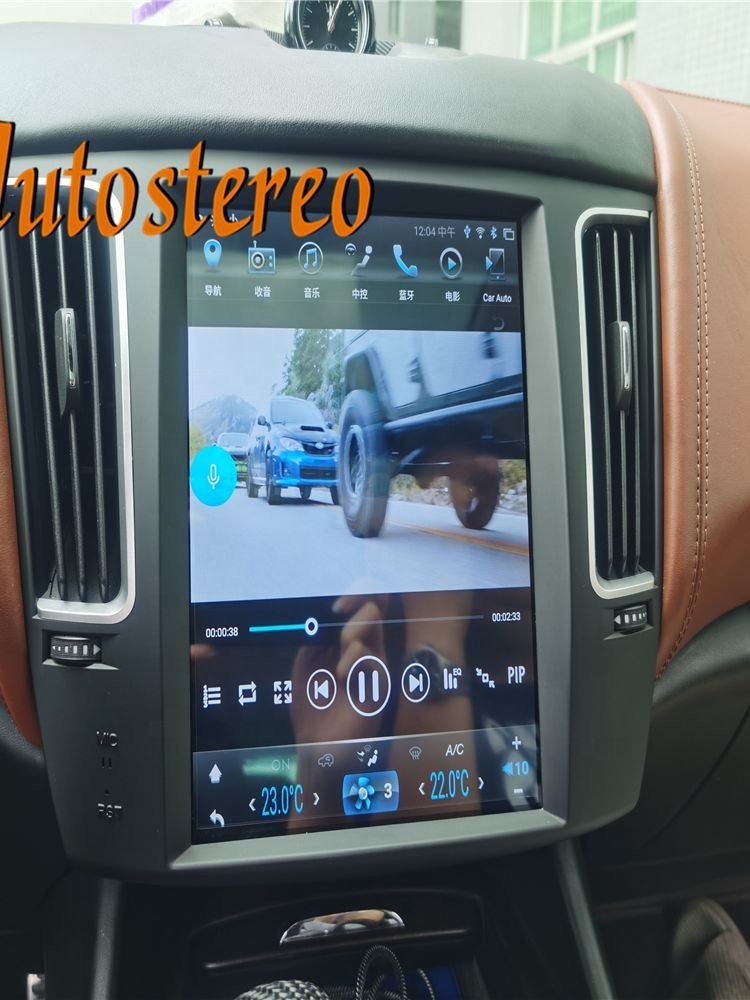 Tesla Radio For Maserati Levante SUV Android Multimedia Player Car GPS Navigation Head Unit Tape Recorder Auto Stereo Satnav IPS