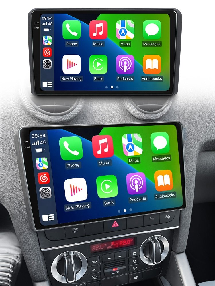 Mekede MS gps navigation multimedia display screen android 2 din android radio for car Audi A3 2003-2013