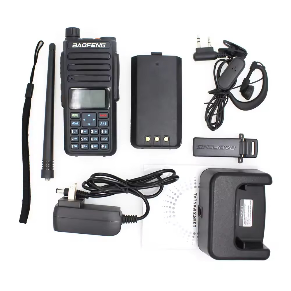 Baofeng BF H6 10W Dual Band VHF UHF Handheld tour guide system other hotel & restaurant supplies ham Two Way Radio Walkie Talkie