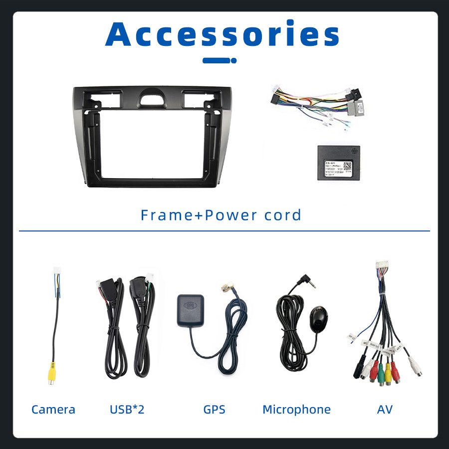 IPS 2.5D Screen 2+32GB Android Car Radio For Ford Fiesta Mk VI 5 Mk5 2002-2008 Carplay Android Auto Stereo Video Player