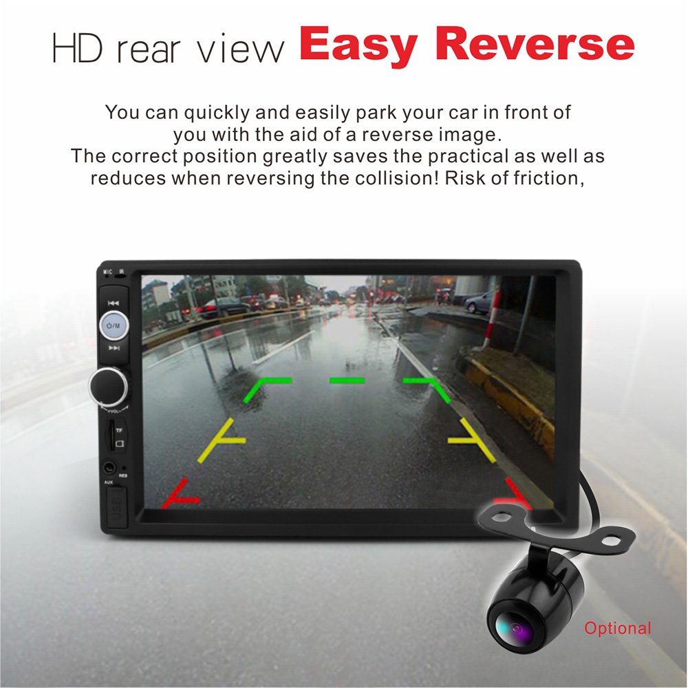 2 Din 7-inch touch screen Car multimedia GPS navigation car radio
