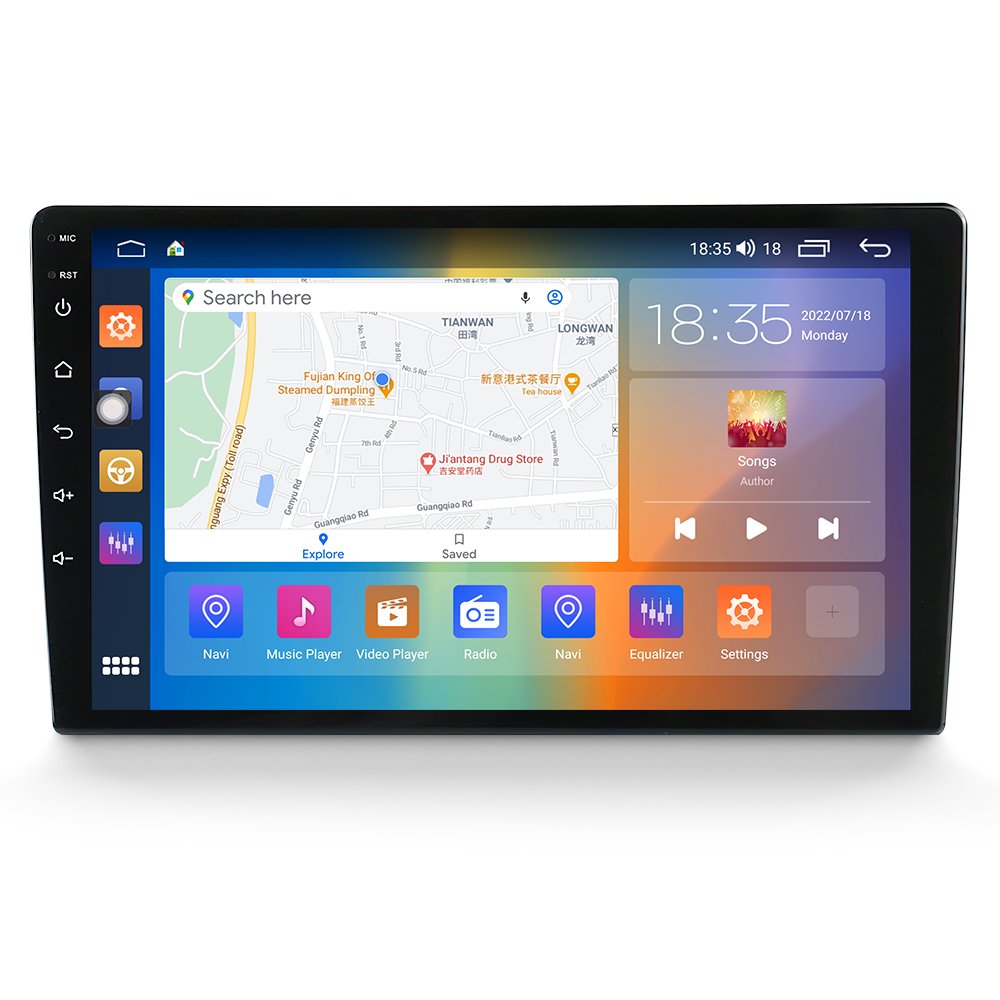 FYT7862 TS10 TS7 TS18 car dvd player Android12 QLED universal screen for toyota honda nissan bmw benz audi gps carplay navi