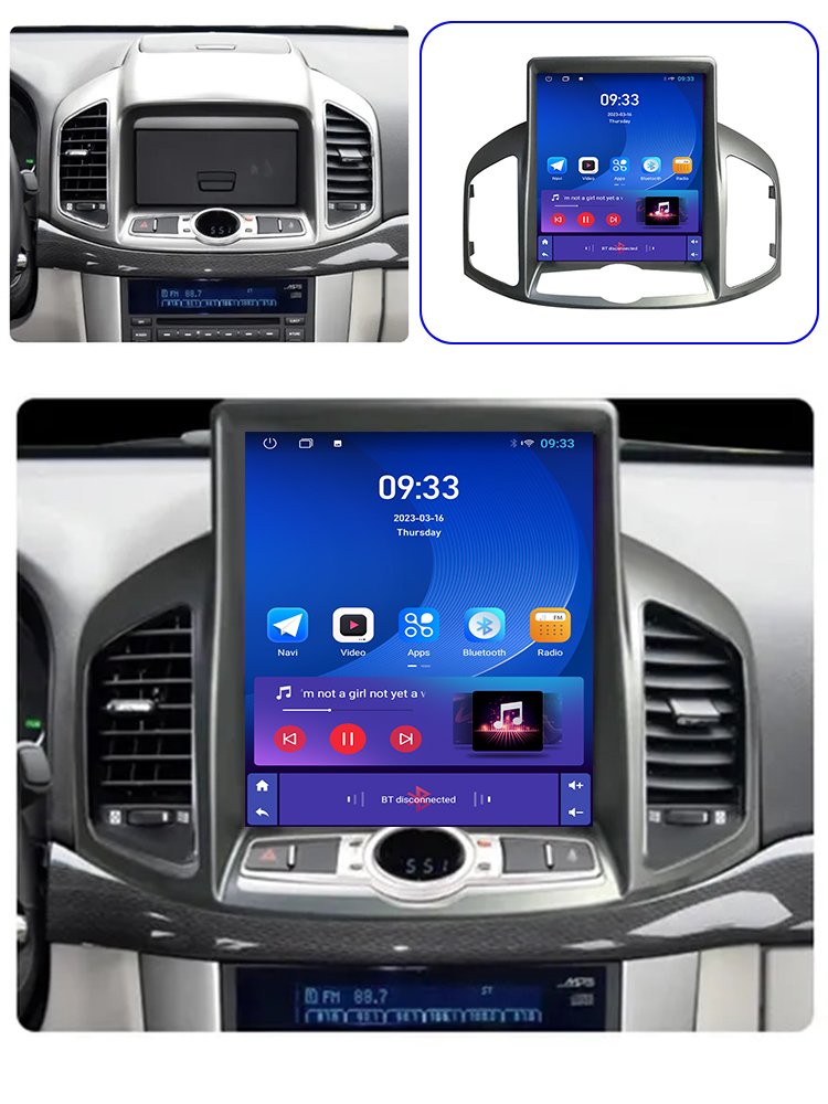 9.7 inch 2 din android car radio for Chevrolet Captiva 2012-2017 carplay auto radio Car Player Stereo GPS Navigation with