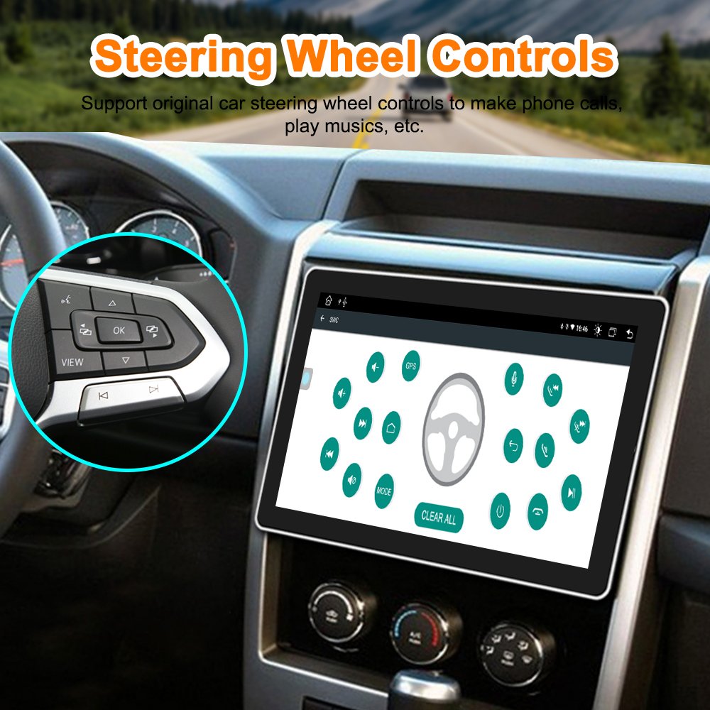 11.5 Inch Double Din Rotatable 2 din car radio MP5 Player car screen display navigation GPS wireless carplay touch screen