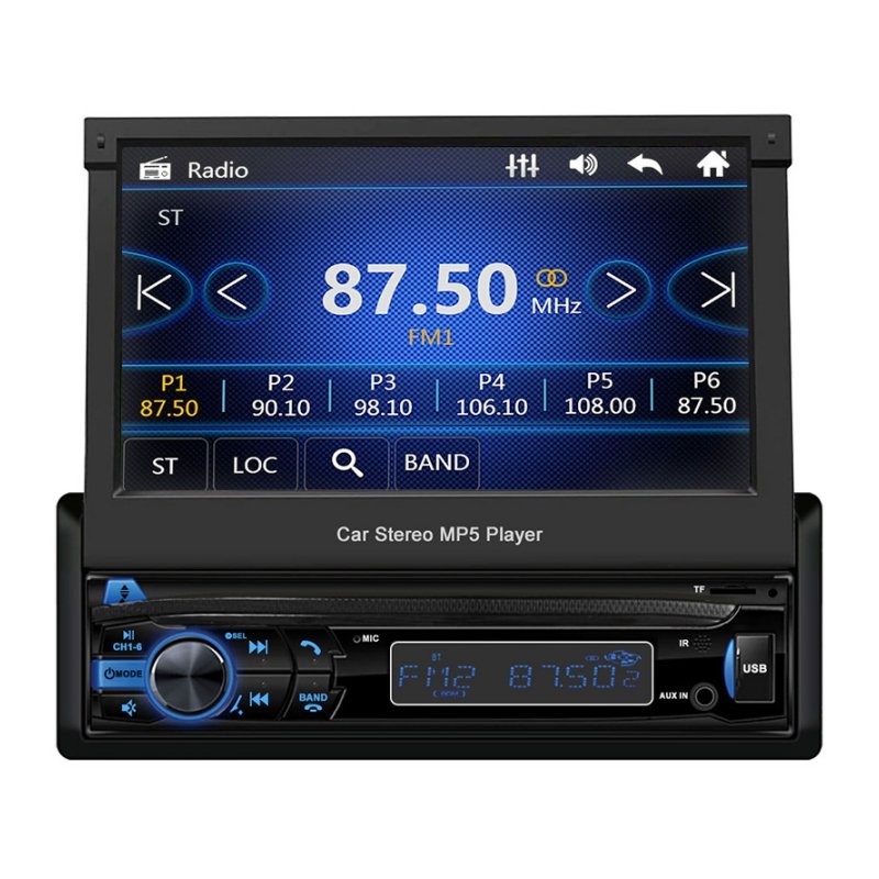New products bluetooth hands-free MP3 radio user manual car mp5 player retractable 7 inch lcd stereo car mp5 video player