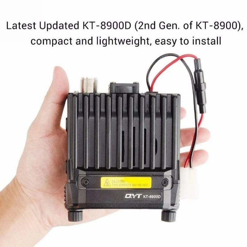 QYT Car Radio KT-8900D 25W Dual Band Walkie Talkie Vehicle Radio Quad Display UHF VHF 136-174&400-480MHz KT8900D Mobile Radio