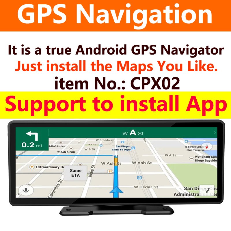 Car radio stereo Android 12 Auto Eestereos portable Multimedia Player 10.26" carplay screen Smart monitor support to install App