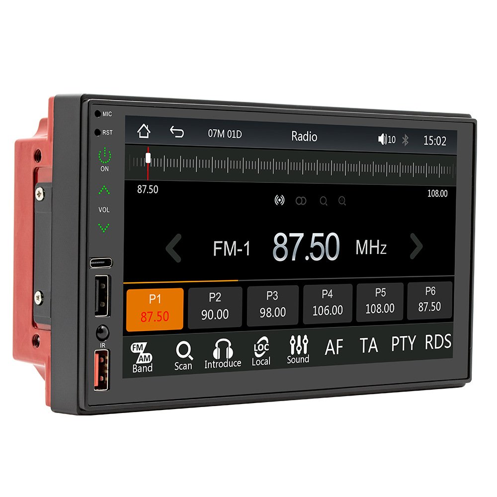 7-Inch IPS Android Mobile Phone with Wireless CarPlay AUTO Car MP5 Player Dashboard Radio Connectivity 1-Year Warranty