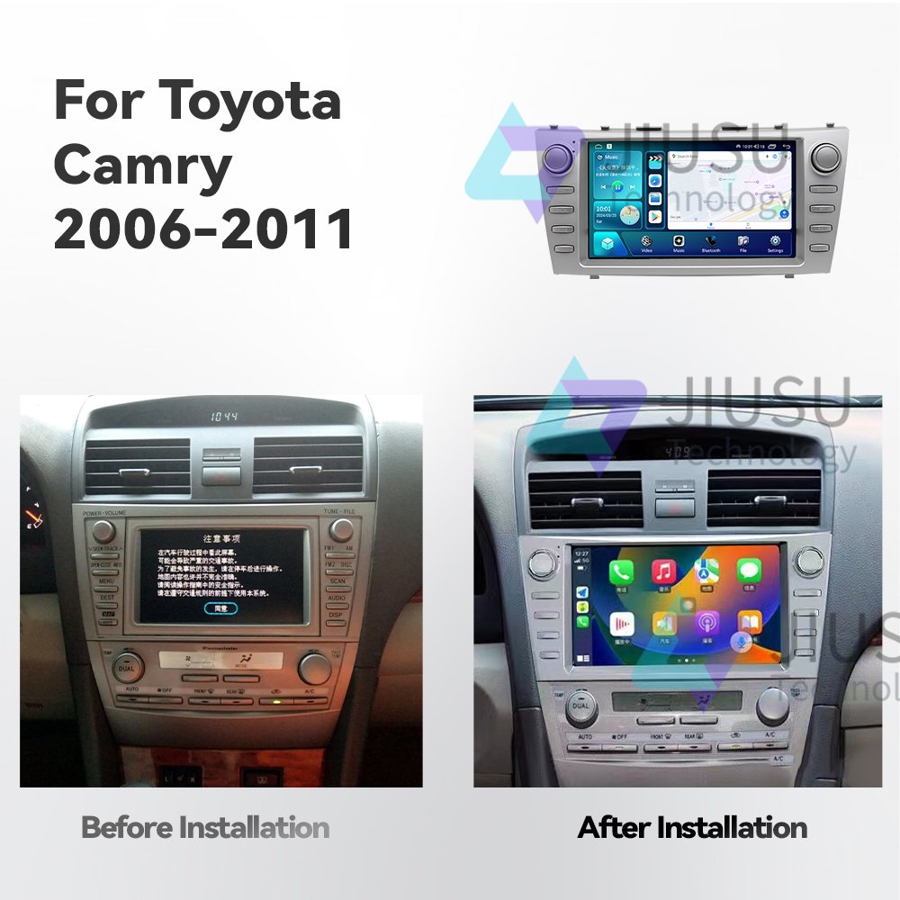 Touch Screen Android Car Radio GPS Navigation DVD Player Stereo Multimedia Audio System for Toyota Camry 2006-2011