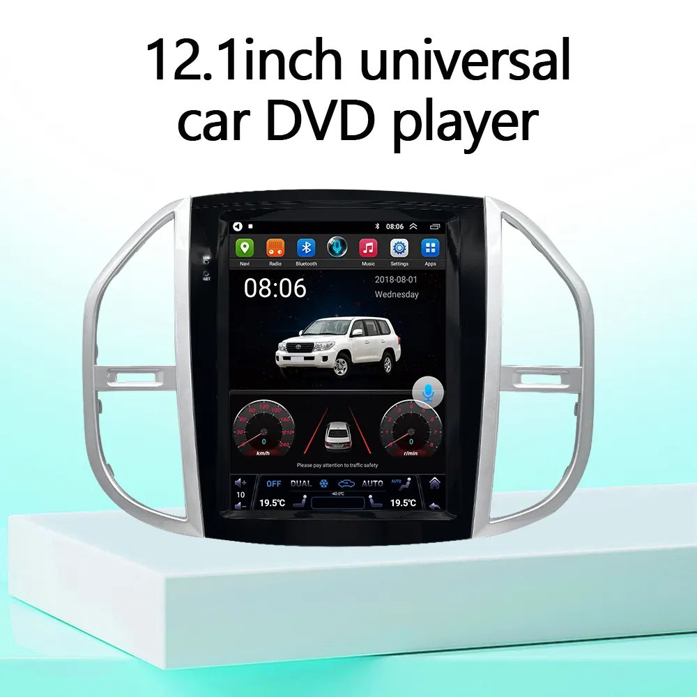 Android For Mercedes Benz Vito W447 2017-2020 For Tesla Style Car Radio Multimedia Video Player Navigation Gps Carplay