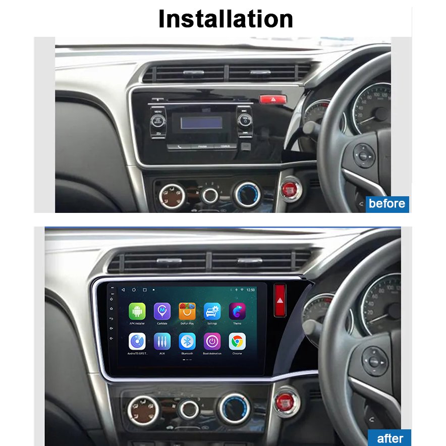 Android Car Multimedia Player for Honda CITY 2014-2017 RHD Car DVD Radio Stereo GPS Carplay Screen Video FM AM Auto Head Unit