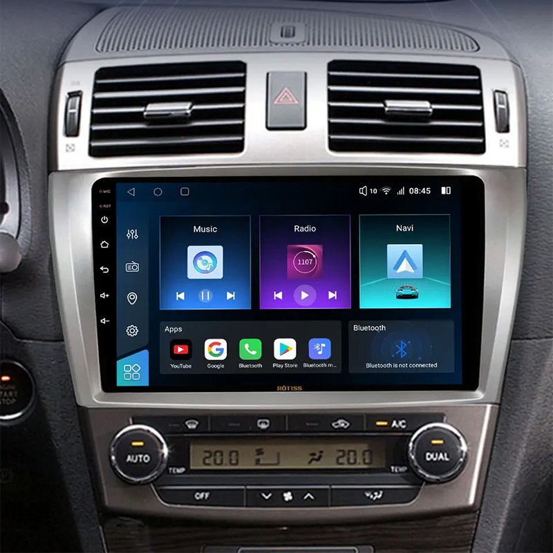 Rotiss 8Core Android Car Radio GPS For TOYOTA AVENSIS 2009-2015 9" car dvd player 2Din pantallas para autos auto monitor
