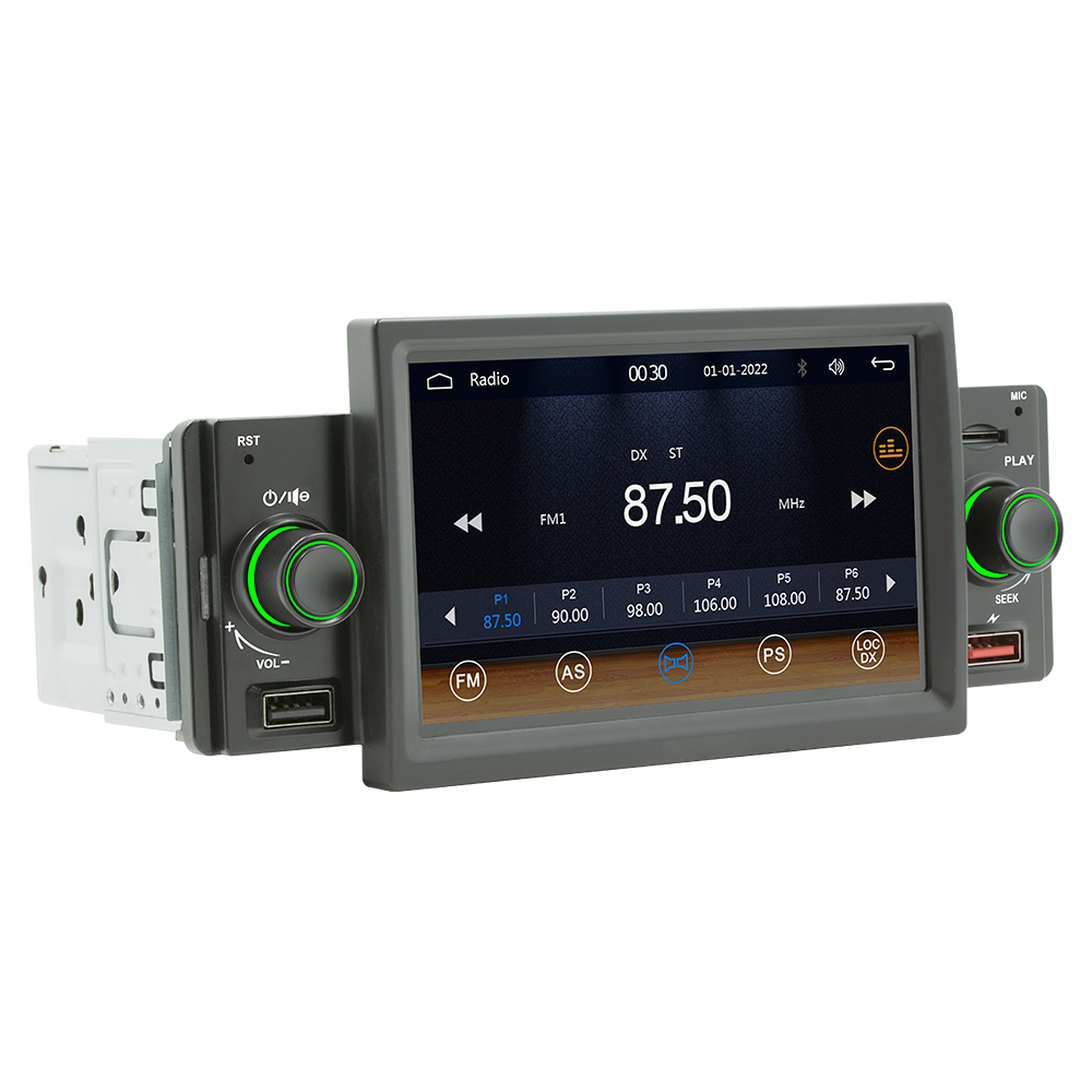 5 inch Car Radio 1 Din CarPlay Android Auto Multimedia Player Car MP5 Player Car Stereo MirrorLink FM Receiver Universal fit