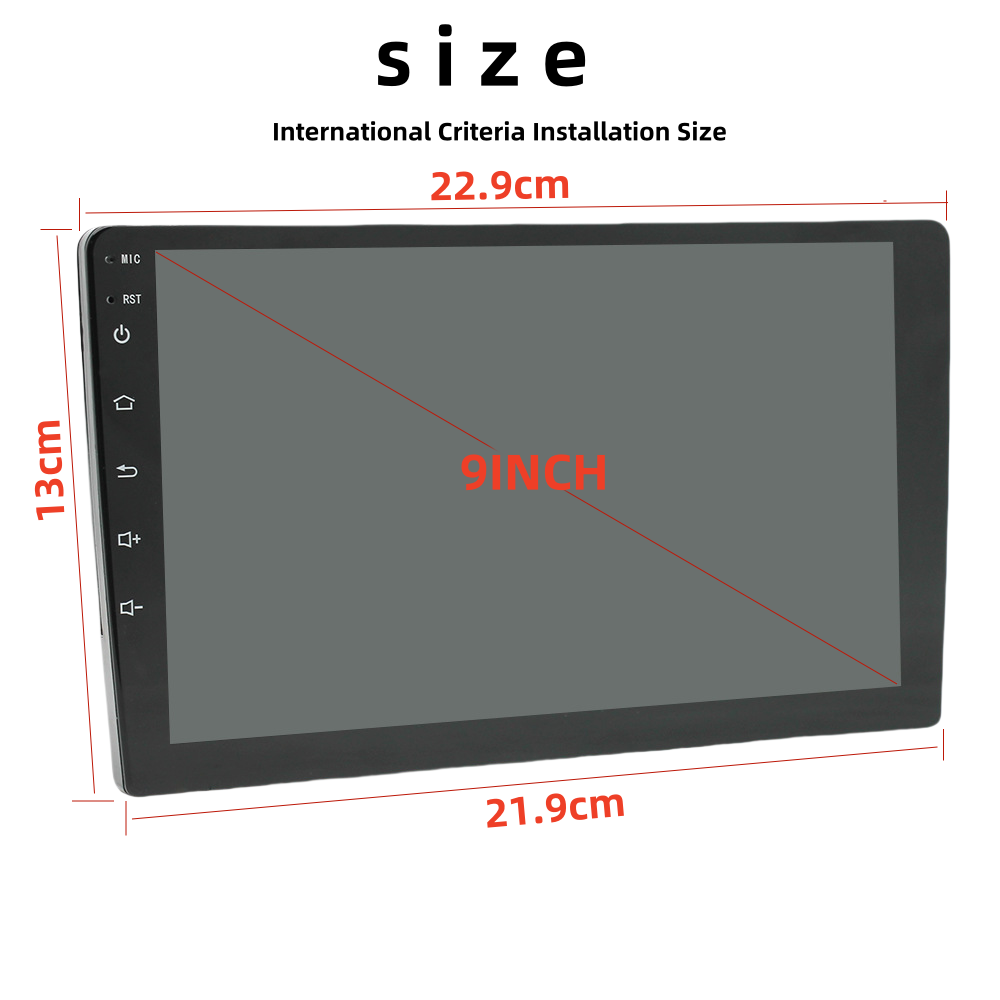 Factory Directly Sell Practical Car Touchscreen Multimedia Player 10.1 Inch Car Player