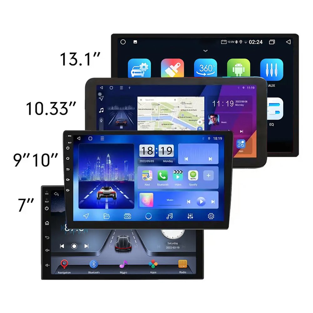 2+32G 9 Inch Touch Screen TS7 Android Car DVD Double Din Car Radio Stereo Audio Navigation Android Car Dvd Player Stereo Radio