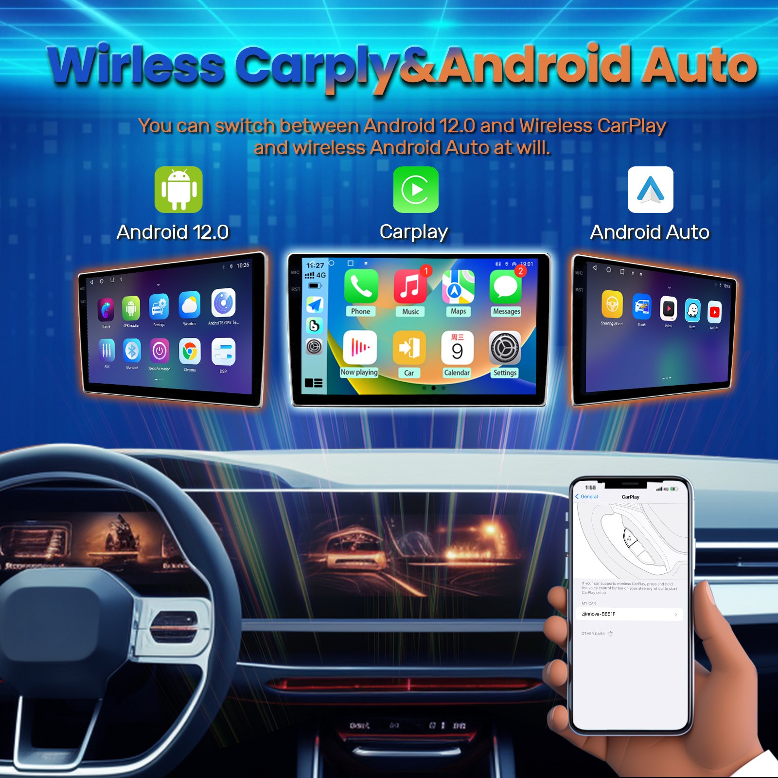 Chevrolet Silverado 2014-2018 Car Radio 13.1 Inch TS10 Android12 4+64g Radio Bluetooth Radio with Bluetooth Android Car Player