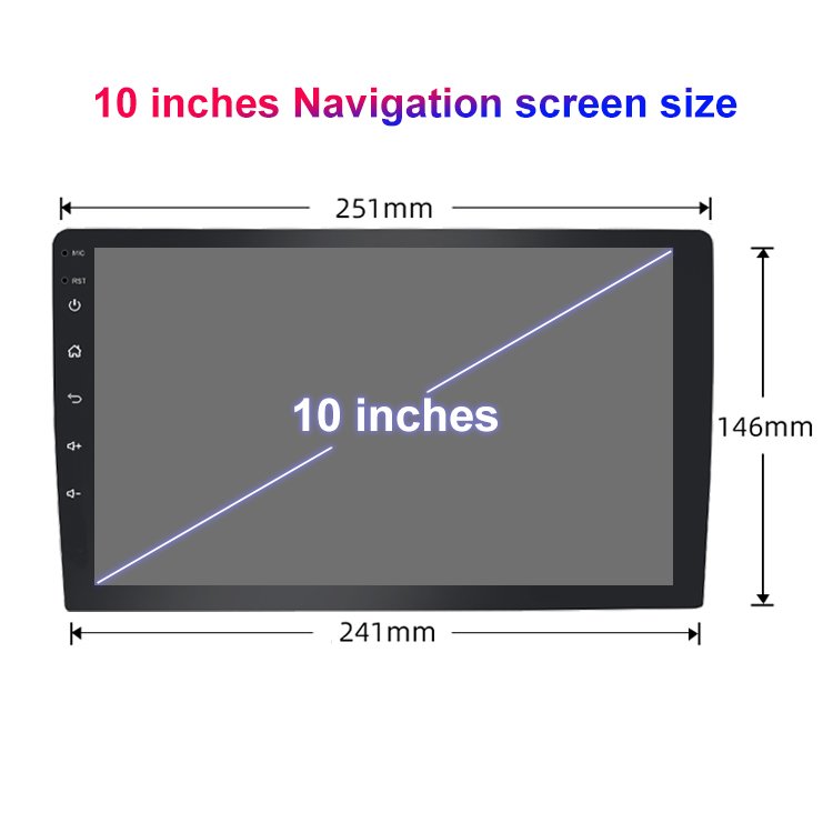 Jmance 10 inch IPS Touch Screen 1280*720 Ram 2GB Rom 32/64GB Wired Wireless Carplay Android Auto Radio Navigation Car DVD Player