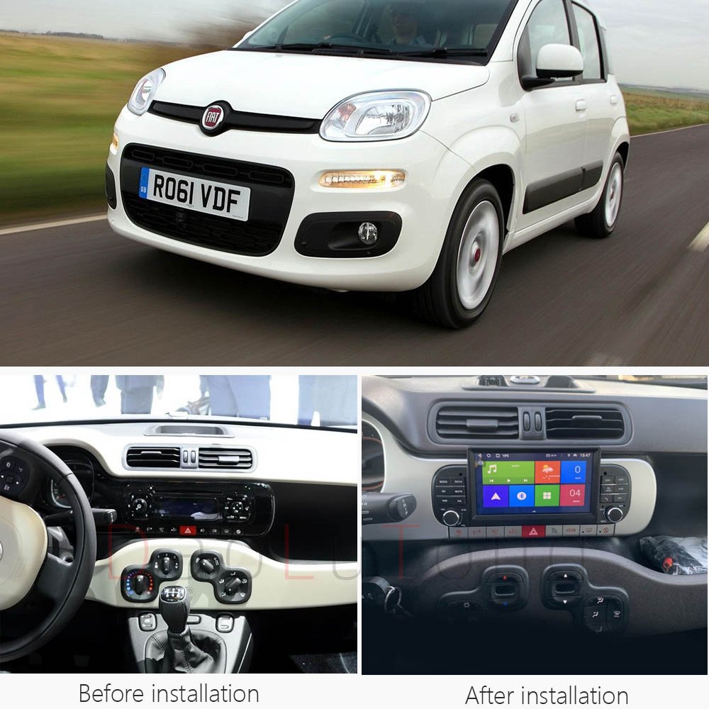 Car Radio Android 11 For Fiat Panda 2012-2019 Gps Carplay Multimedia Stereo Autoradio Navigation Head Unit Wifi