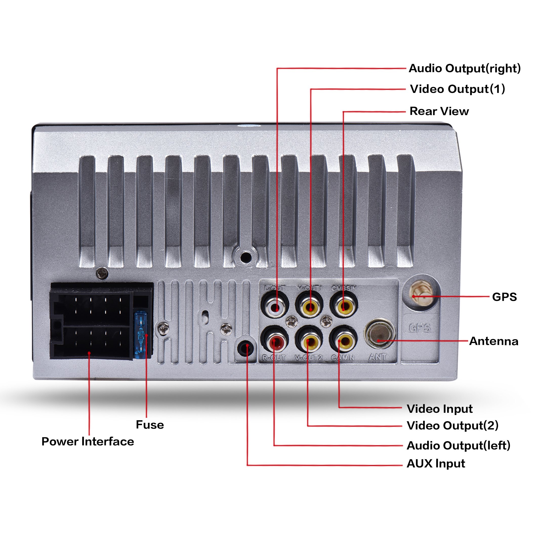 7018B HD Universal Car Multimedia Player MP5 FM 2din Car Audio Hot Sale