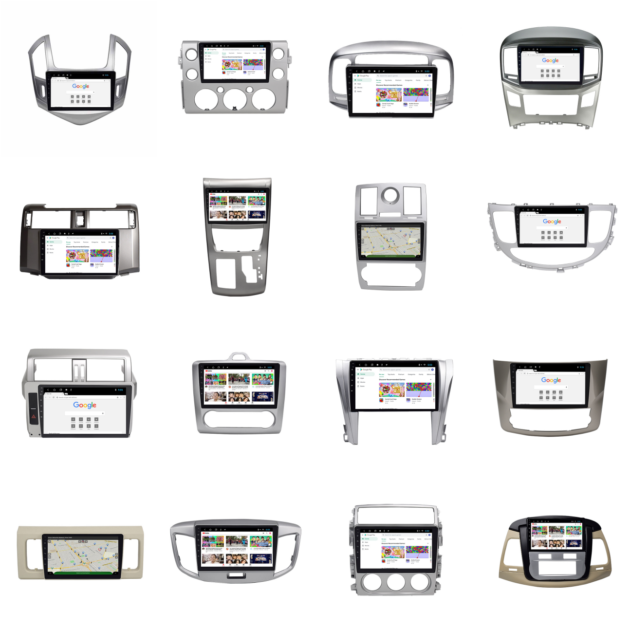 Factory Car Stereo Installation Kits Car Accessories Fascia Car DVD Player Android Dashboard Radio Frame For NISSAN