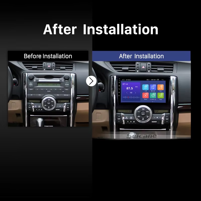 9 Inch Car Stereo Wireless CarPlay Android Auto Car Multimedia Player For 2012 TOYOTA REIZ Head Unit