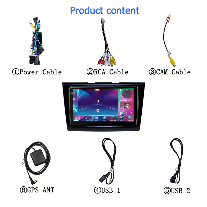 Octa core 4+64GB Auto radio 9 inch 4g lte for Ford Taurus 2015-2018 with GPS WIFI Mirrorlink Android 13