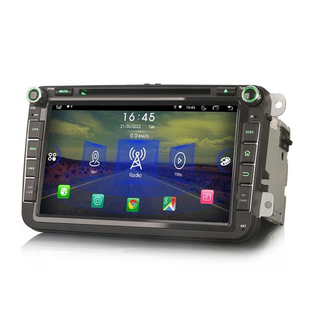 Erisin ES8915V 8" IPS Screen Android 11 Car navi radio Multimedia Player GPS Stereo for VW Sharan Tiguan Seat Altea Skoda Superb